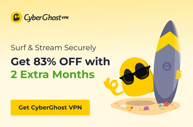 CyberGhost's Summer 2026 Deal: 83% Off Plus 2 Extra Months